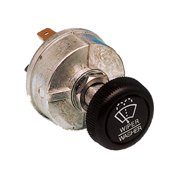 Kontakt för torkare 2-växlad 12/24 V - en motor