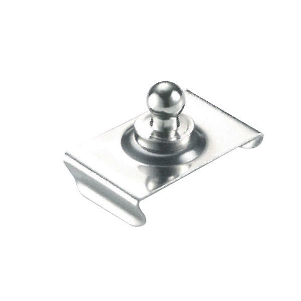 Loxx knopp med RF stålplatta för vindruta 21mm, 10st.