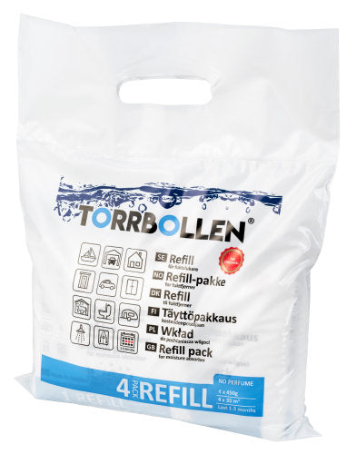 Torrbollen refill 4 st.