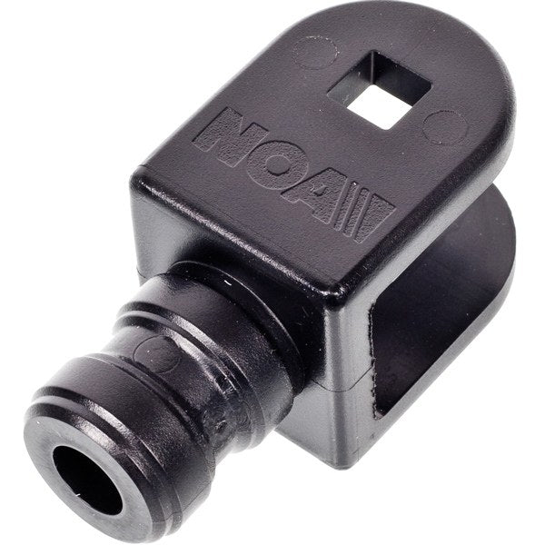 Gaffeländbeslag till 25mm rör