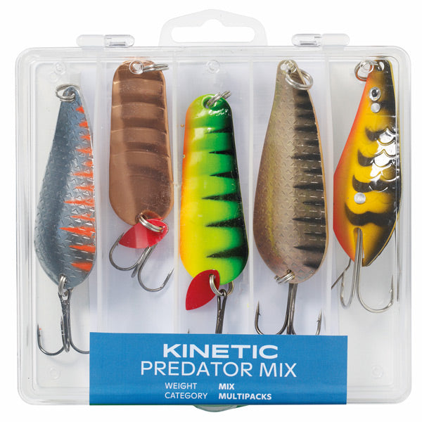 Kinetic fiskedrag Predator mix 5 stk.