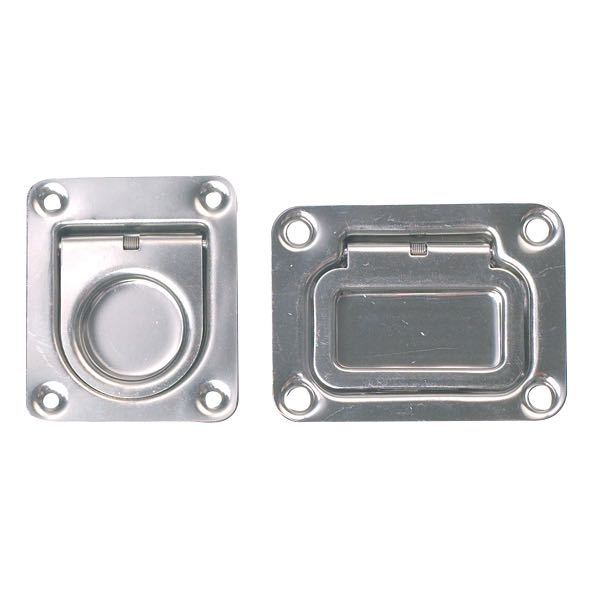 Durkring med fjäder 66x56mm djup 12mm RF stål