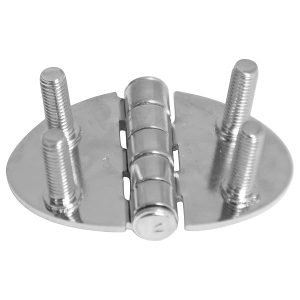 Roca gångjärn ovalt med fasta M5-skruvar AISI 316