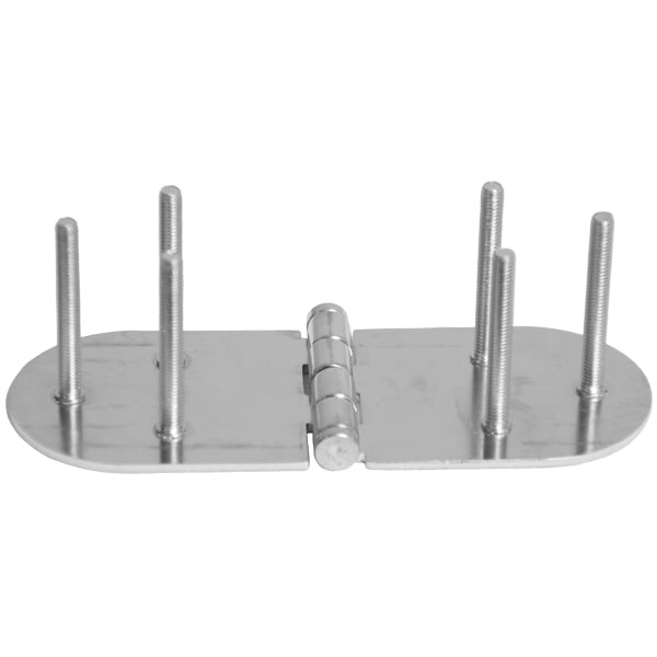 Roca gångjärn 60x160mm fasta M6-skruvar AISI 316