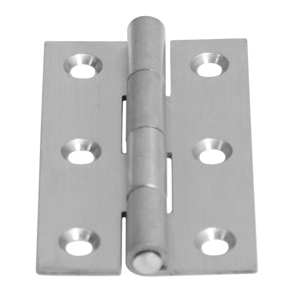 Kantgångjärn rostfritt, 34x60 mm