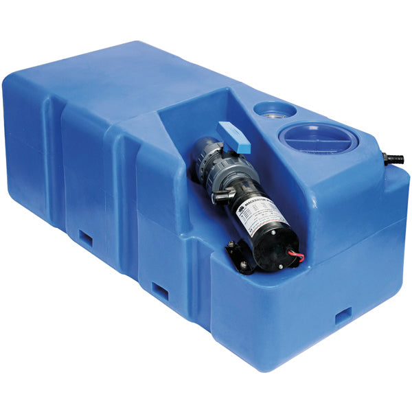 Septiktank 80l med 12V macerator 80x39x30cm