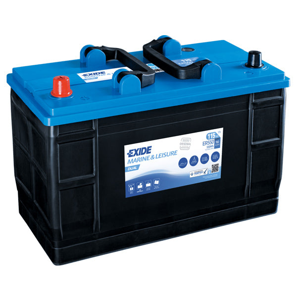 Exide Batteri Nautilus 115Ah dual