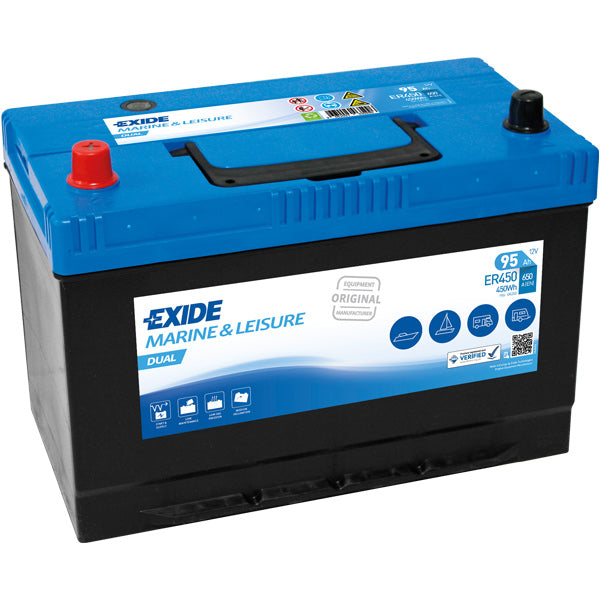 Exide Batteri Nautilus 120Ah dual