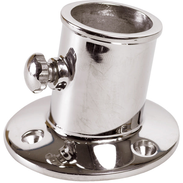 Flaggstångshållare RF-stål däckmonterad Ø:25 mm