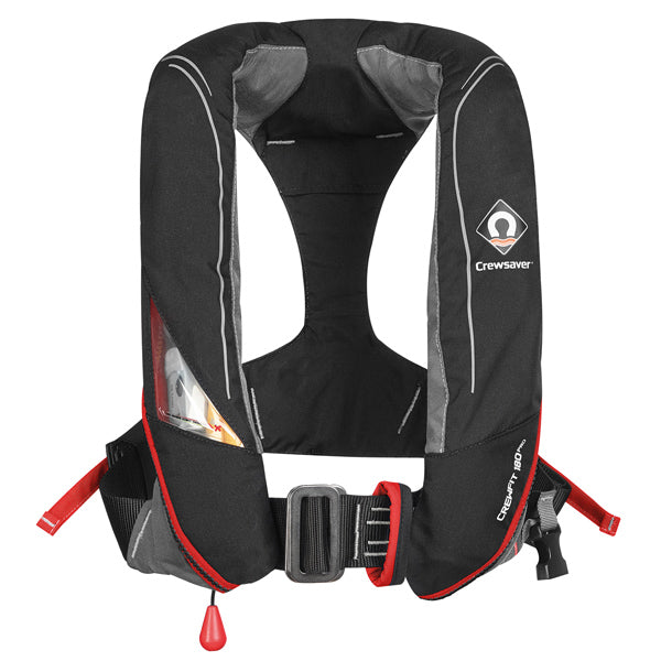 Crewsaver Crewfit 180N Pro Harness, Svart/Röd