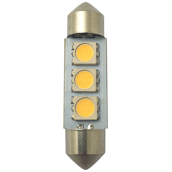 1852 LED pinol/spollampa 37mm 10-35vdc 0,6/6W - 2 pack