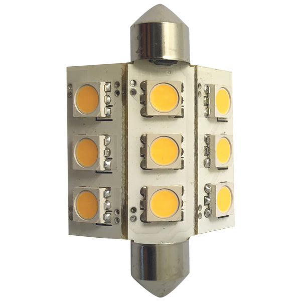 1852 LED pinol/spollampa 42mm 10-36vdc 2/15W - 2 pack