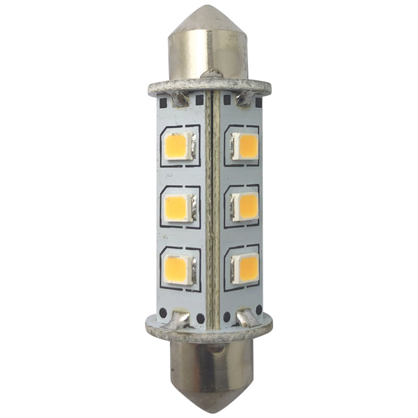 1852 LED pinol/spollampa 42mm 10-36vdc 1,2/10W omni - 2 pack