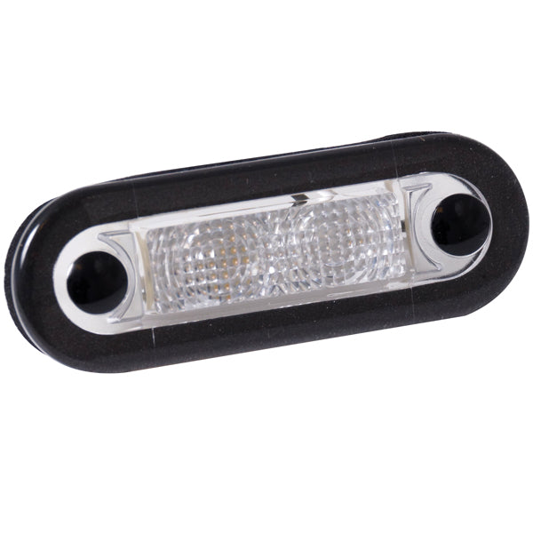 Hella LED-lampa för inbygn. 10-33V 0,5W 79x22mm vitt ljus