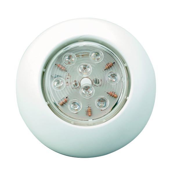 LED-lampa med tryck.12 V -vitt ljus