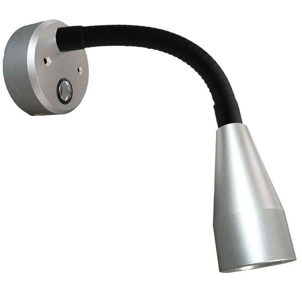 Casolux Mary Flex vägglampa flex mini alu. grå 10-30v