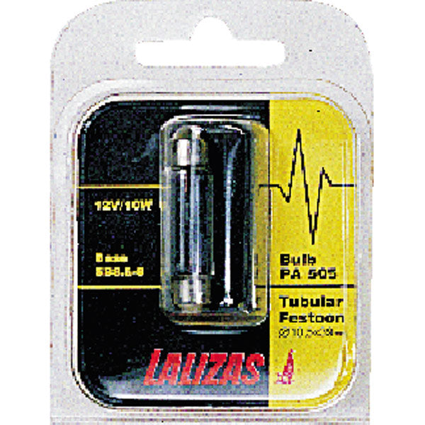 Spollampa 12v 10w 11x38mm blister