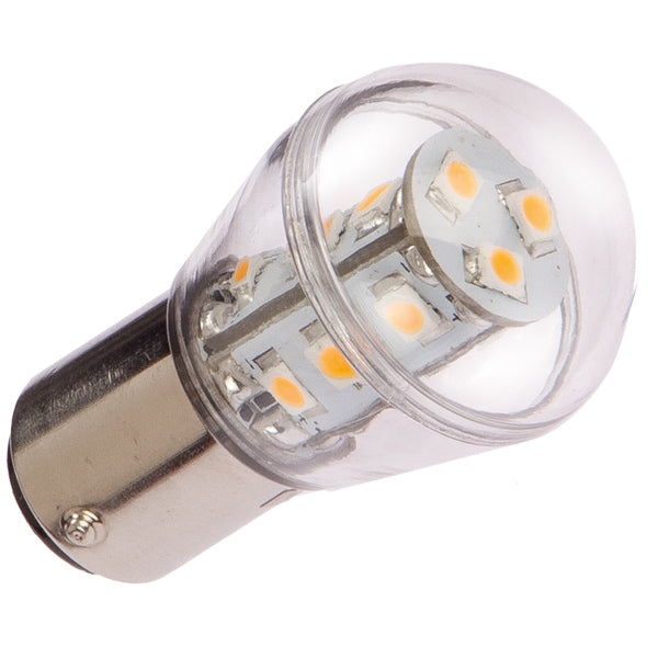 Nauticled glödlampa Ba15S 10-35Vdc 1,6/15 W dimbar