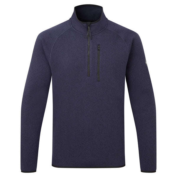 Gill 1500 Fleece jacka 1/4 blixtlås, Navy strl 3XL