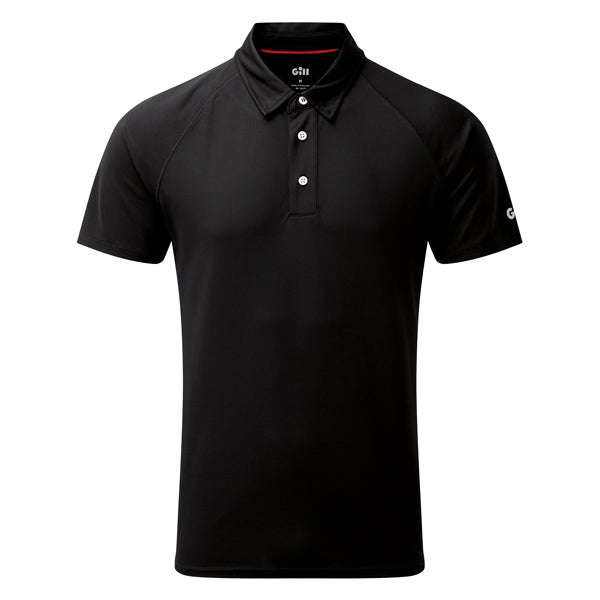 Gill UV008 Men's UV Polo svart Str 3XL