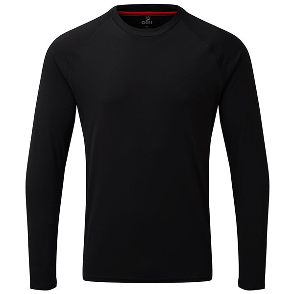 Gill UV011 Men's UV Tec T-Shirt Lång Svart Strlk L