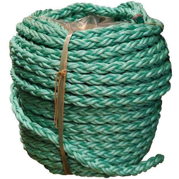 Fyrslagen superflex tross med öga, grön 32mm 110m