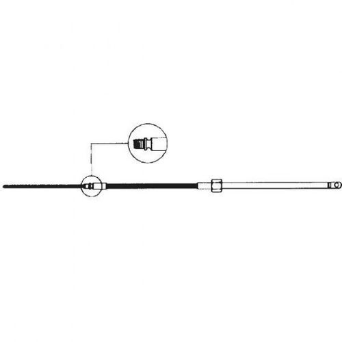 Ultraflex styrkabel M58, 7 fot