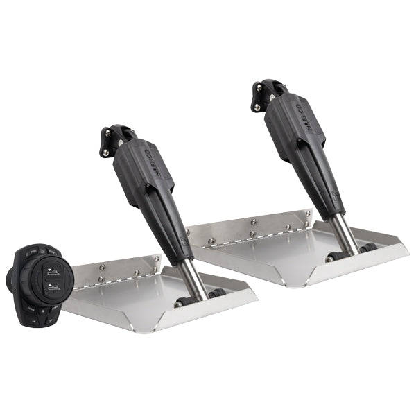 Lenco 12""x12"" Edge Mount trimplanssats med Pro Control Assi