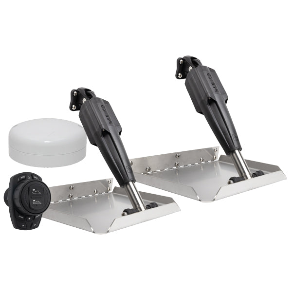 Lenco 12""x12"" Edge Mount trimplanssats med Pro Control Auto