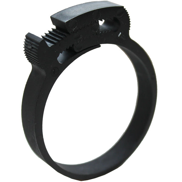Slangklämma plast 11,1 - 12,9 mm svart - 6mm