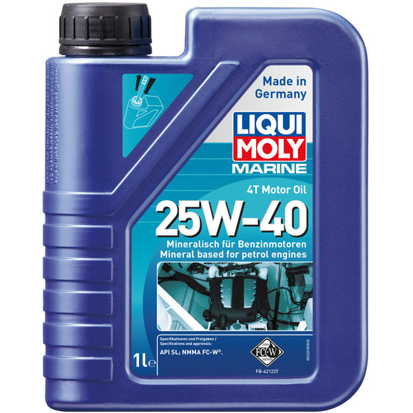 Liqui moly marine 4t motorolja 25w-40 1l