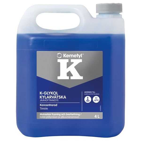 Kemetyl K-Glykol kylarvätska Konc. 4L