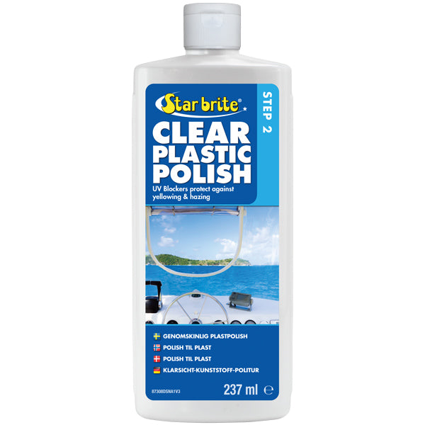 Star Brite Clear Plastic Polish Step 2 250 ml