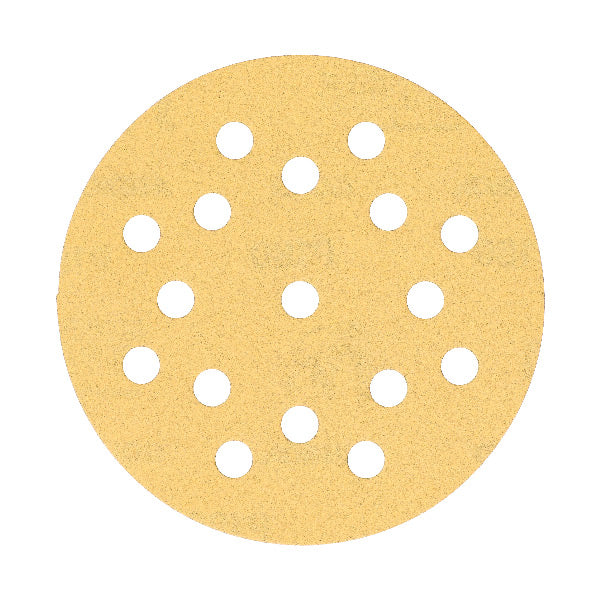 Mirka Gold rondell Ø125 mm p 40 17 hål - 10 st