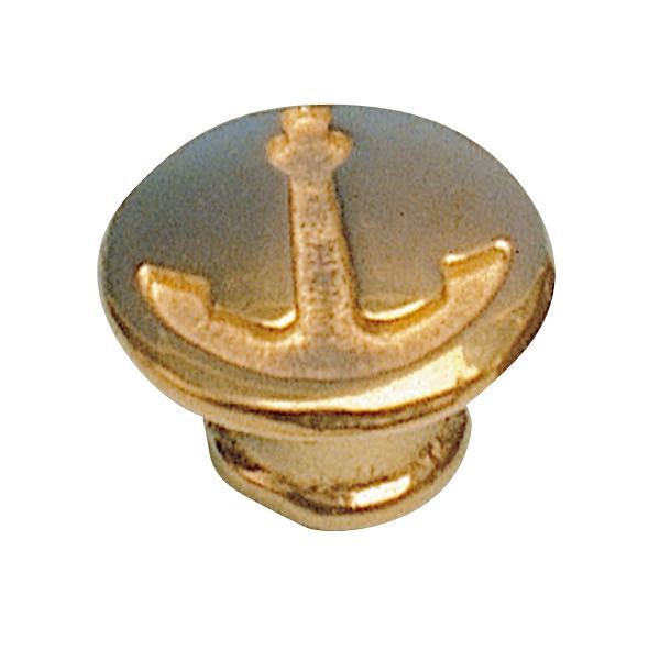 Knopphandtag, mässing