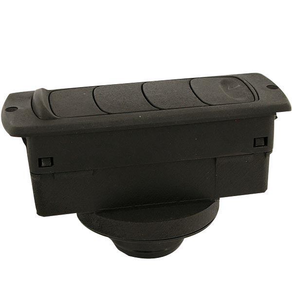 Luftmunstycke, stängbart