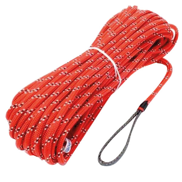 Robline fall med öga, röd