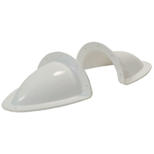 Max Power kåporset för agterrør, 2 st